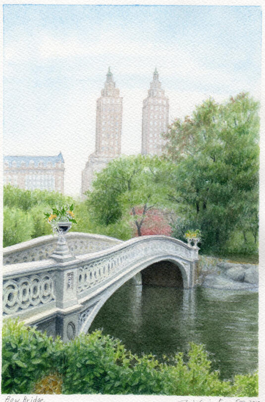 Bow Bridge (Framed) 7 x 10 Bow Bridge (Framed) 7 x 10